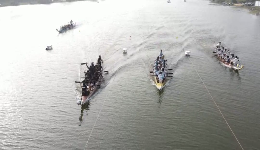 Wining Moment, 12th National Dragon Boat Championship @ Maharashtra